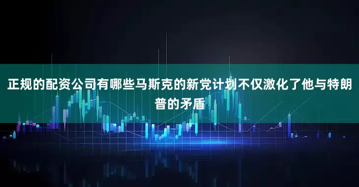 正规的配资公司有哪些马斯克的新党计划不仅激化了他与特朗普的矛盾